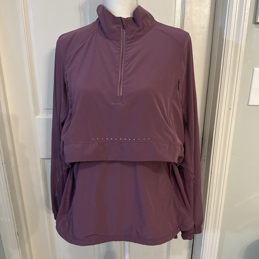 Lululemon Stretch Ripstop Run 1/2 Zip Vintage Plum Size‎ 8 (?)